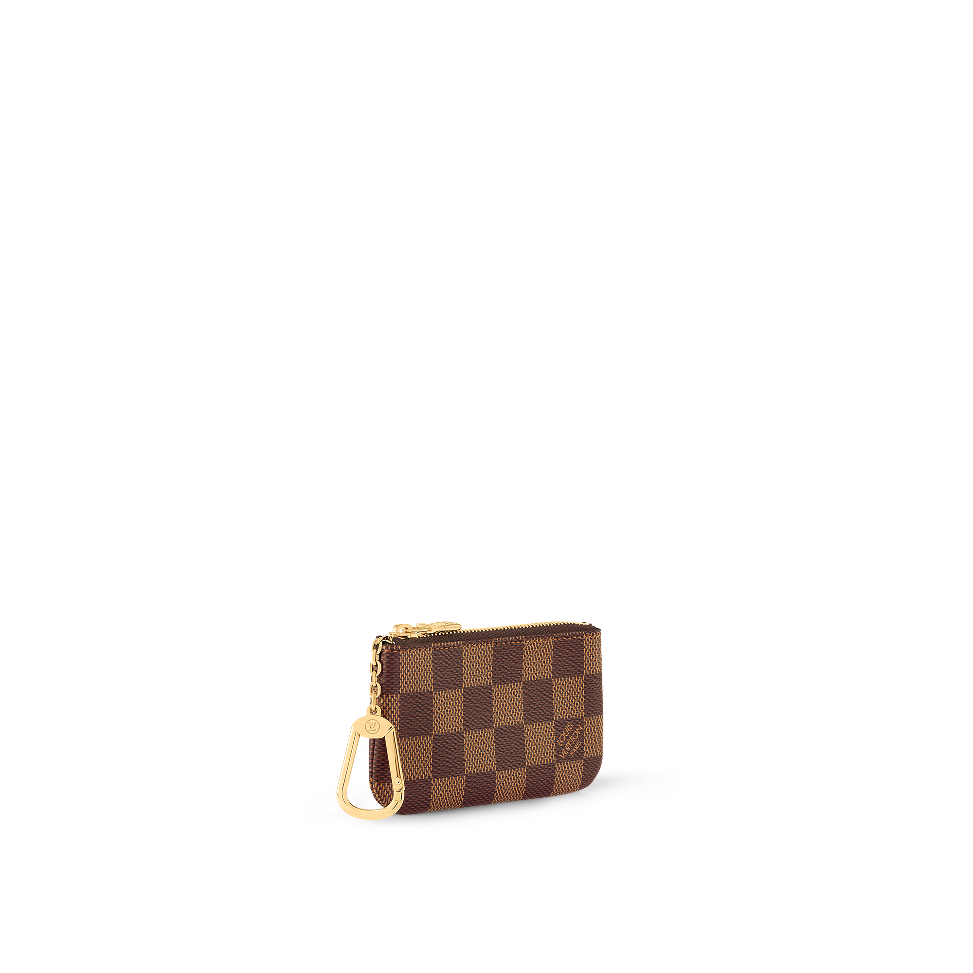 Monedero con llavero Lona Damier Ebène Mujer Carteras y pequeña marroquinería Todas las carteras y pequeña marroquinería | LOUIS VUITTON (Zoom de producto)