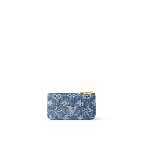Monedero con llavero LV x TM Lona Monogram Denim Mujer Carteras y pequeña marroquinería Novedad | LOUIS VUITTON (Zoom de producto)