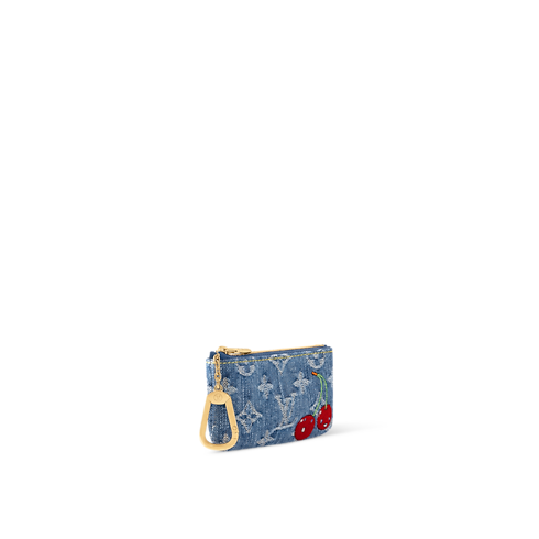 Monedero con llavero LV x TM Lona Monogram Denim Mujer Carteras y pequeña marroquinería Novedad | LOUIS VUITTON (Zoom de producto)
