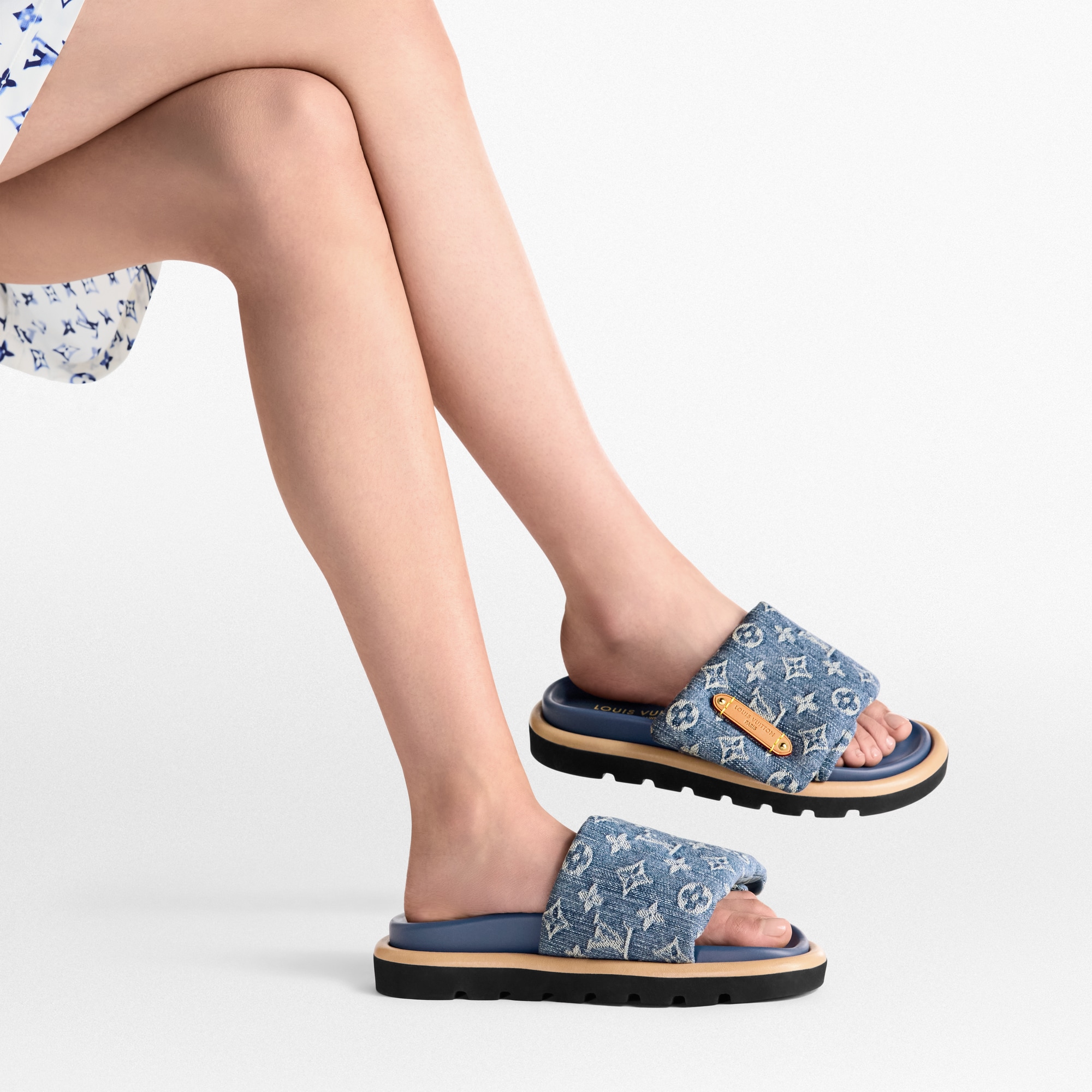 Mule plano Pool Pillow Comfort  Mujer Zapatos Mules | LOUIS VUITTON (Zoom de producto)