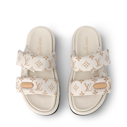 Mule plano Pool Pillow Comfort Mujer Zapatos Mules | LOUIS VUITTON (Zoom de producto)