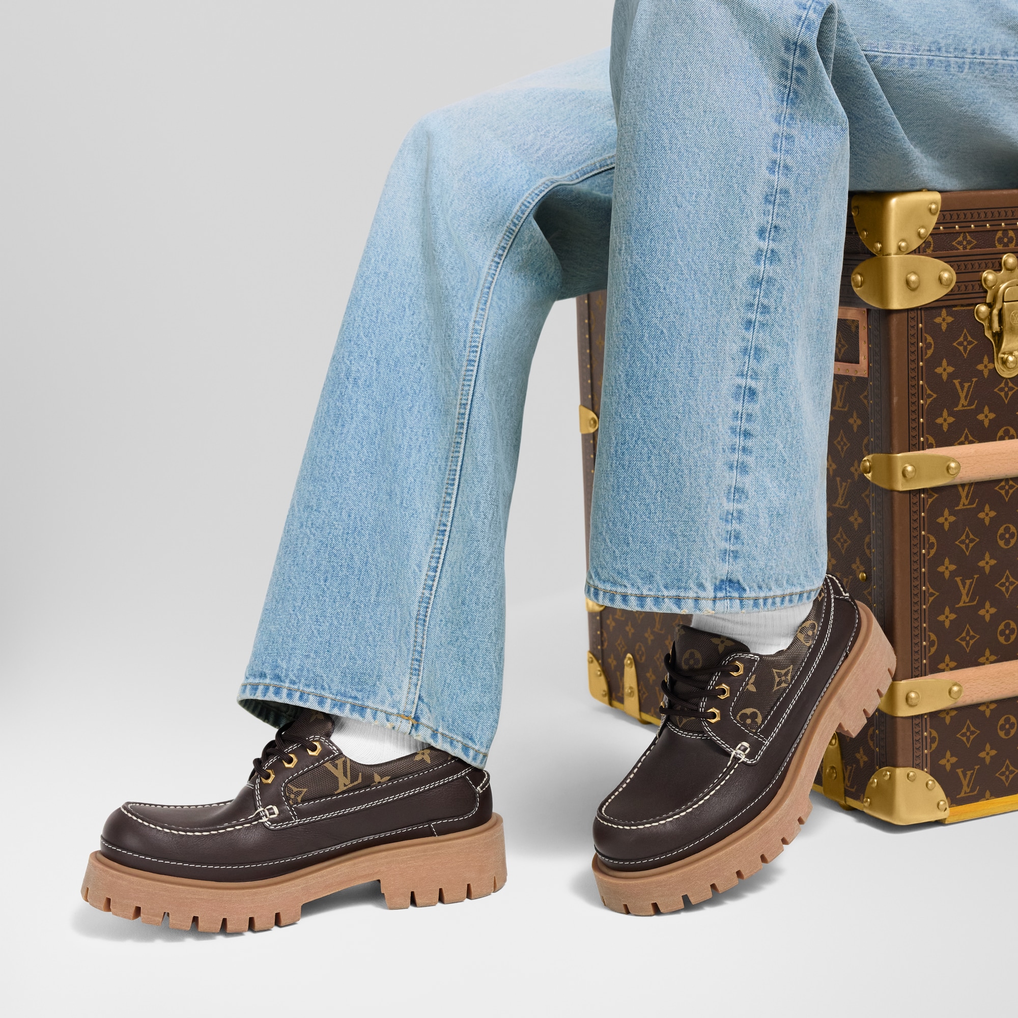 Náutico LV Remix  Hombre Zapatos Con Cordones y de Hebilla | LOUIS VUITTON (Zoom de producto)