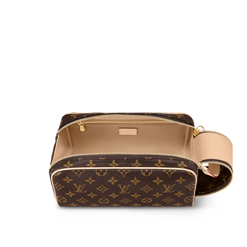 Neceser de aseo Dopp Kit Lona Monogram Regalos Regalos para bebés } | LOUIS VUITTON (Zoom de producto)