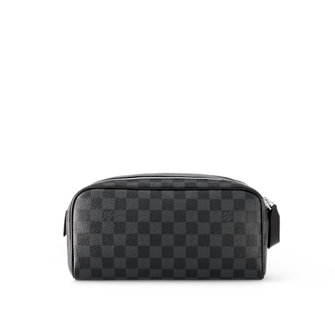 Neceser Dopp Kit Toile Damier Graphite Hombre Viaje Todo el equipaje y accesorios | LOUIS VUITTON (Zoom de producto)