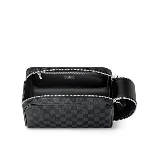 Neceser Dopp Kit Toile Damier Graphite Hombre Viaje Todo el equipaje y accesorios | LOUIS VUITTON (Zoom de producto)