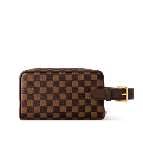 Neceser Dopp Kit Lona Damier Ebène Hombre Viaje Accesorios de viaje | LOUIS VUITTON (Zoom de producto)