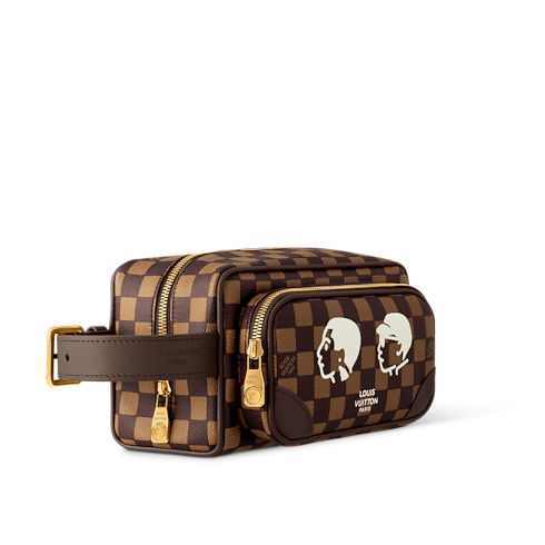 Neceser Dopp Kit Lona Damier Ebène Hombre Viaje Accesorios de viaje | LOUIS VUITTON (Zoom de producto)