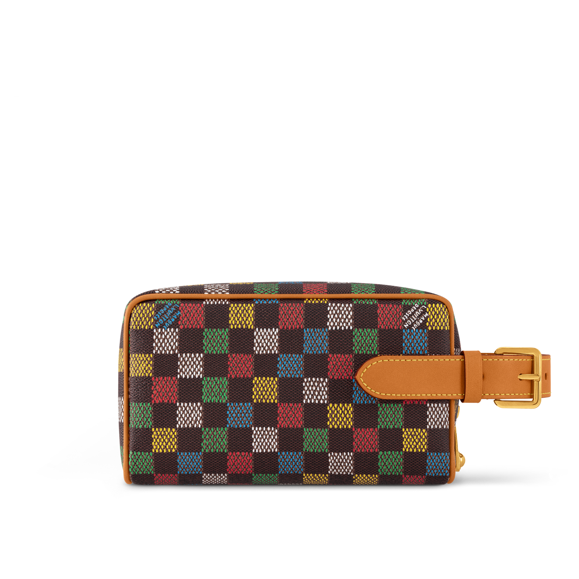 Neceser Locker Dopp Kit Lona Damier Ebène Hombre Viaje Accesorios de viaje | LOUIS VUITTON (Zoom de producto)