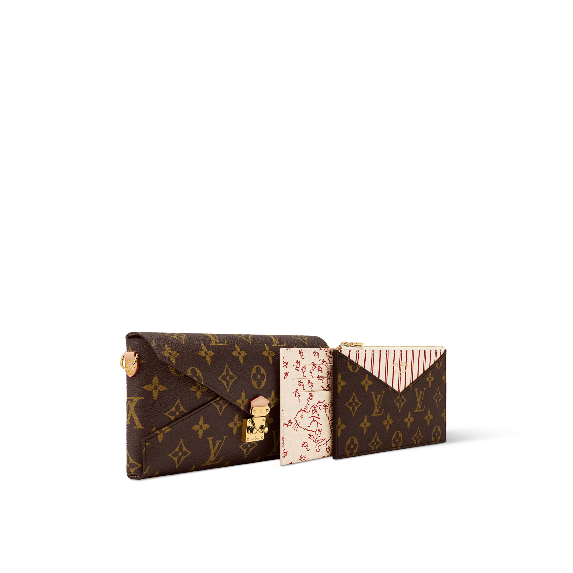 Organizador Kirigami con cadena Lona Monogram Mujer Carteras y pequeña marroquinería Carteras con cadena y mini bolsos | LOUIS VUITTON (Zoom de producto)