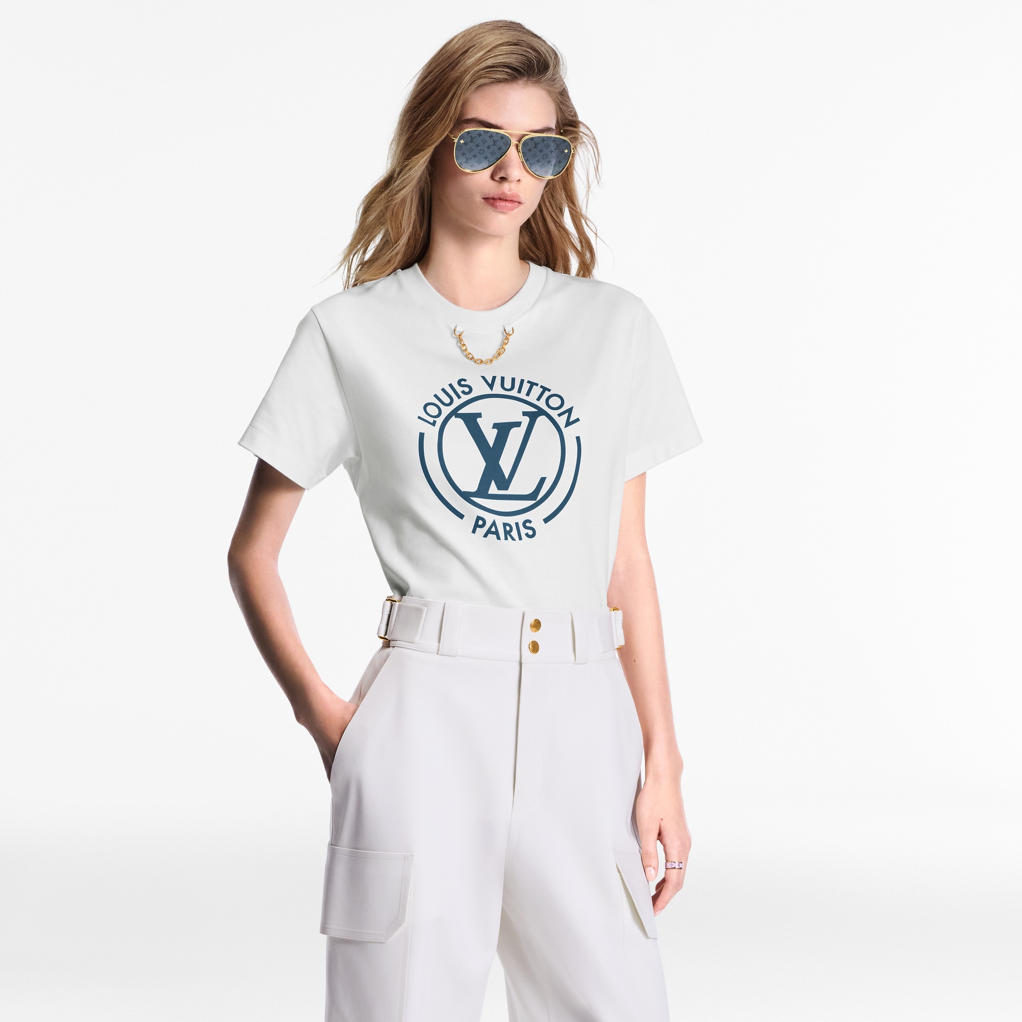 Pantalón cargo de punto técnico  Mujer Prêt-à-Porter Pantalones | LOUIS VUITTON (Zoom de producto)