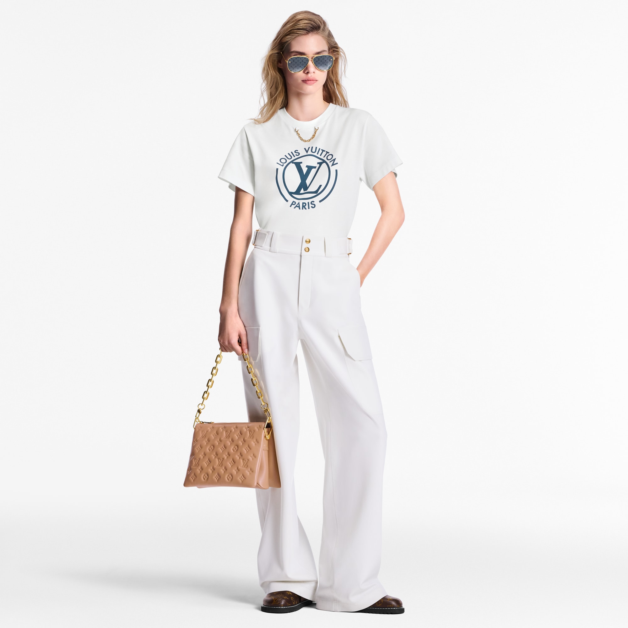 Pantalón cargo de punto técnico  Mujer Prêt-à-Porter Pantalones | LOUIS VUITTON (Zoom de producto)