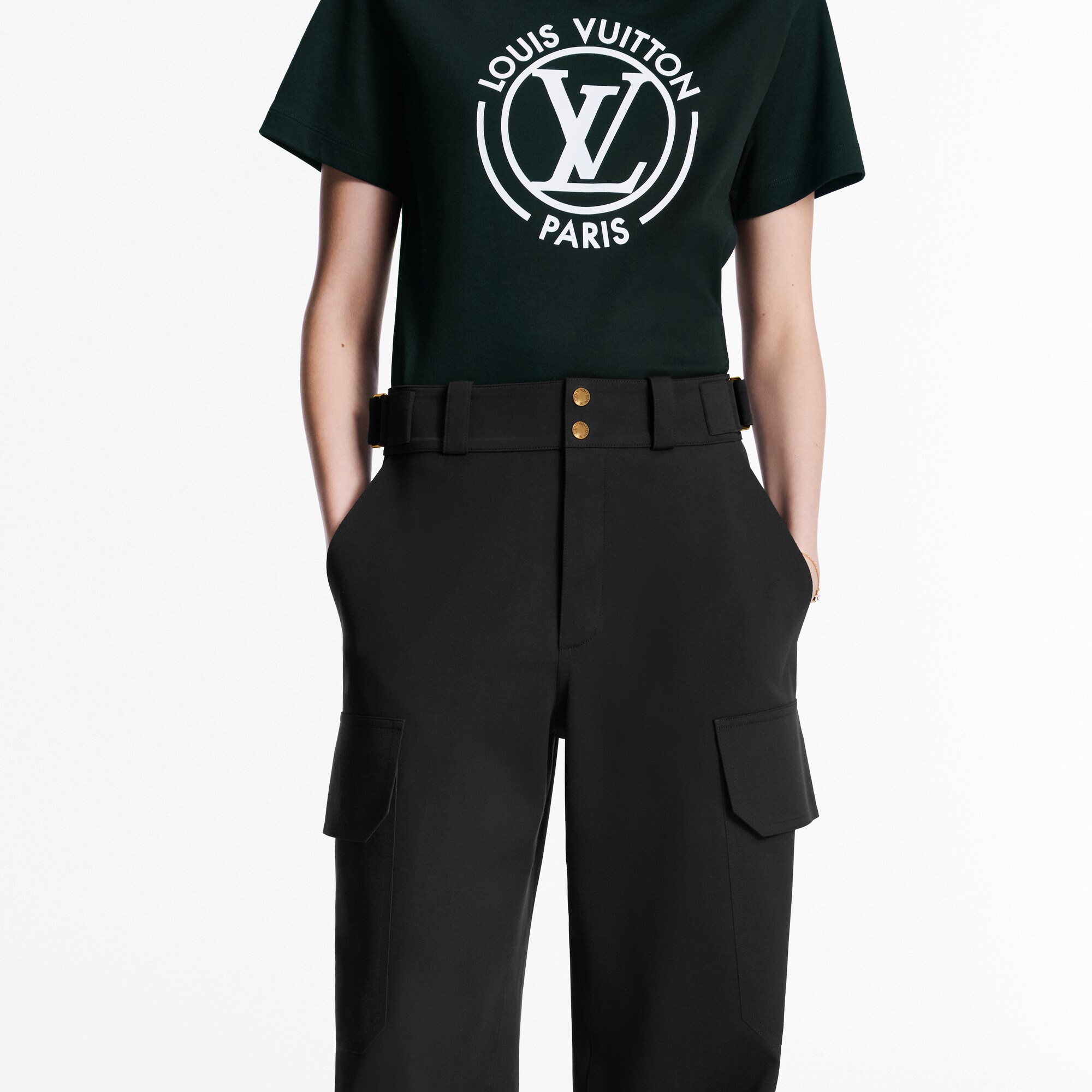 Pantalón cargo de punto técnico  Mujer Prêt-à-Porter Pantalones | LOUIS VUITTON (Zoom de producto)