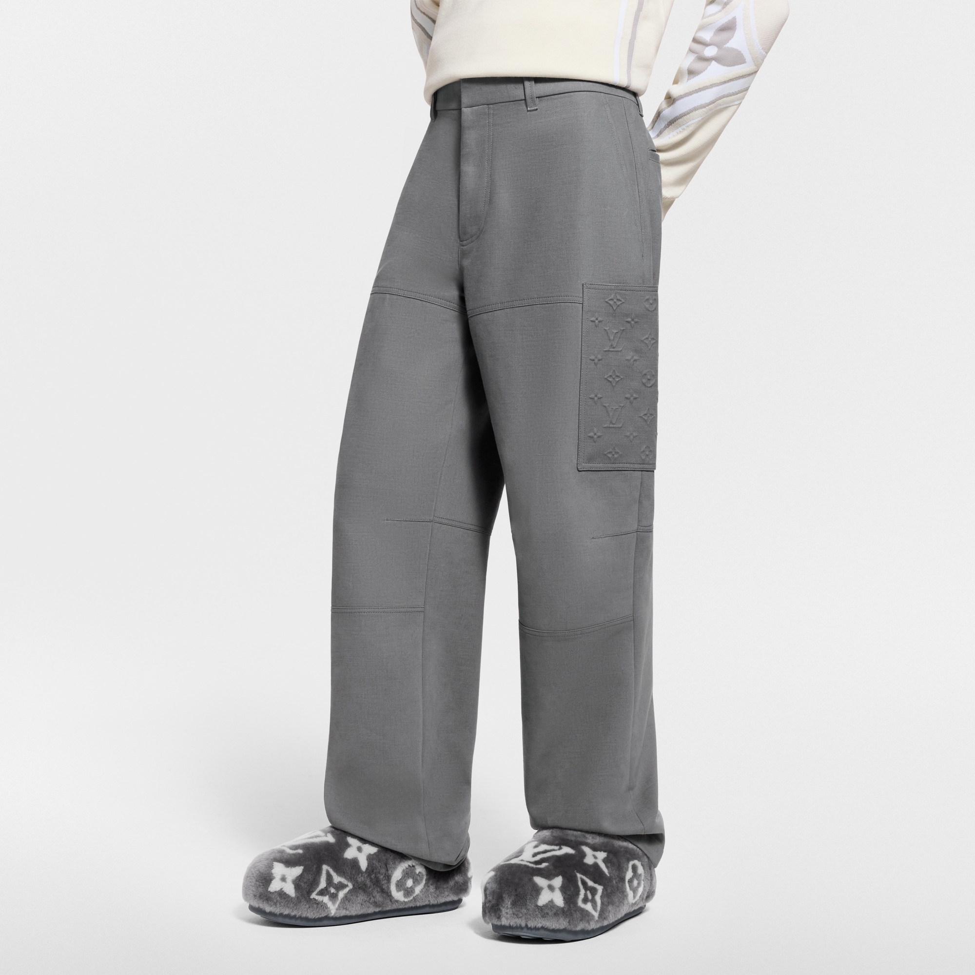 Pantalón cargo en mezcla de cachemir  Hombre Prêt-à-Porter Pantalones | LOUIS VUITTON (Zoom de producto)