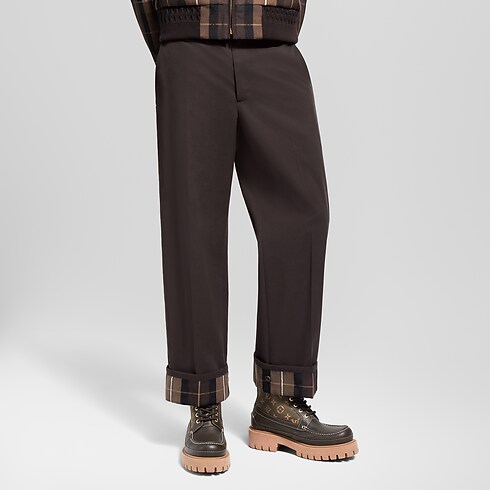 Pantalón chino cropped Hombre Prêt-à-Porter Pantalones | LOUIS VUITTON (Zoom de producto)