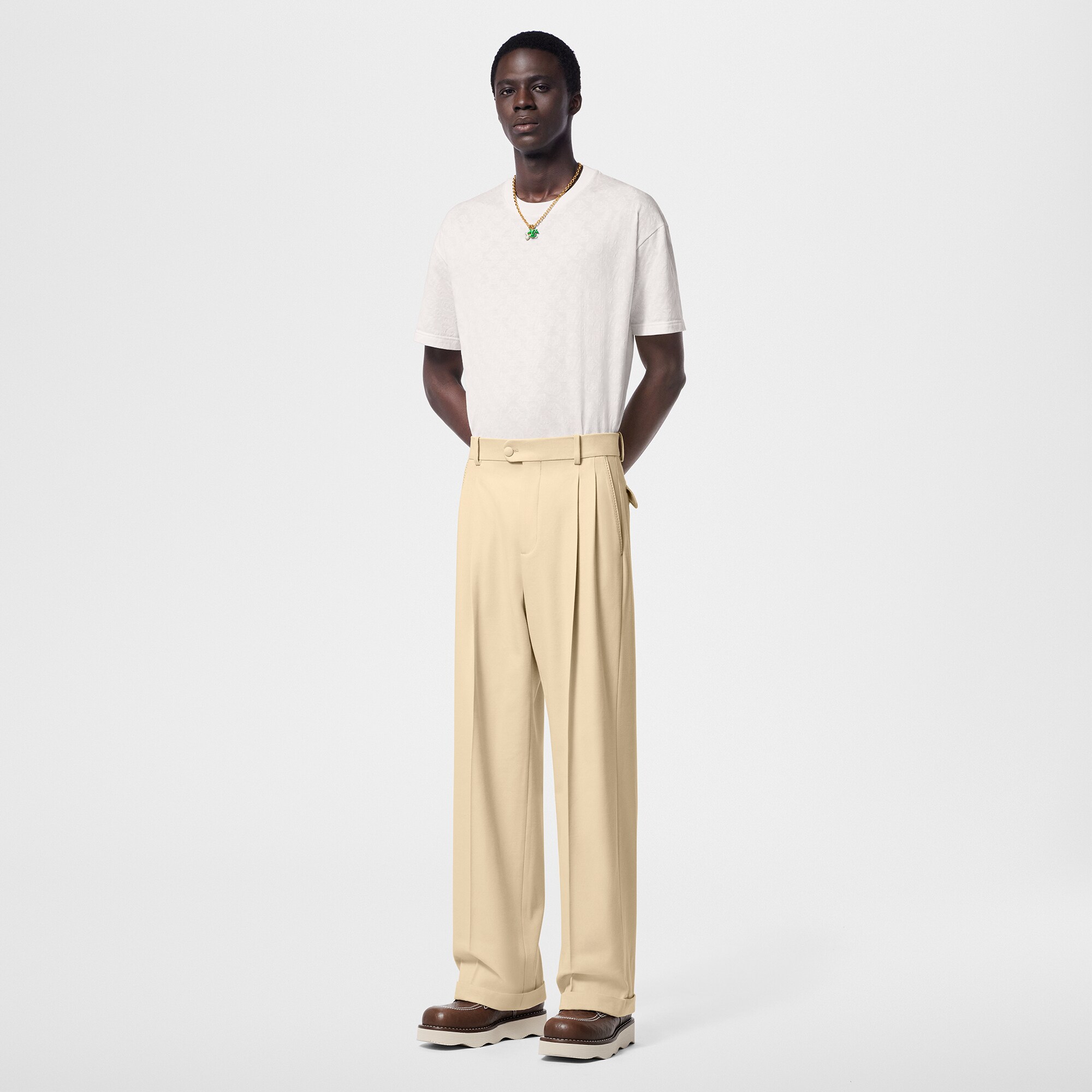 Pantalón chino de traje  Hombre Prêt-à-Porter Pantalones | LOUIS VUITTON (Zoom de producto)
