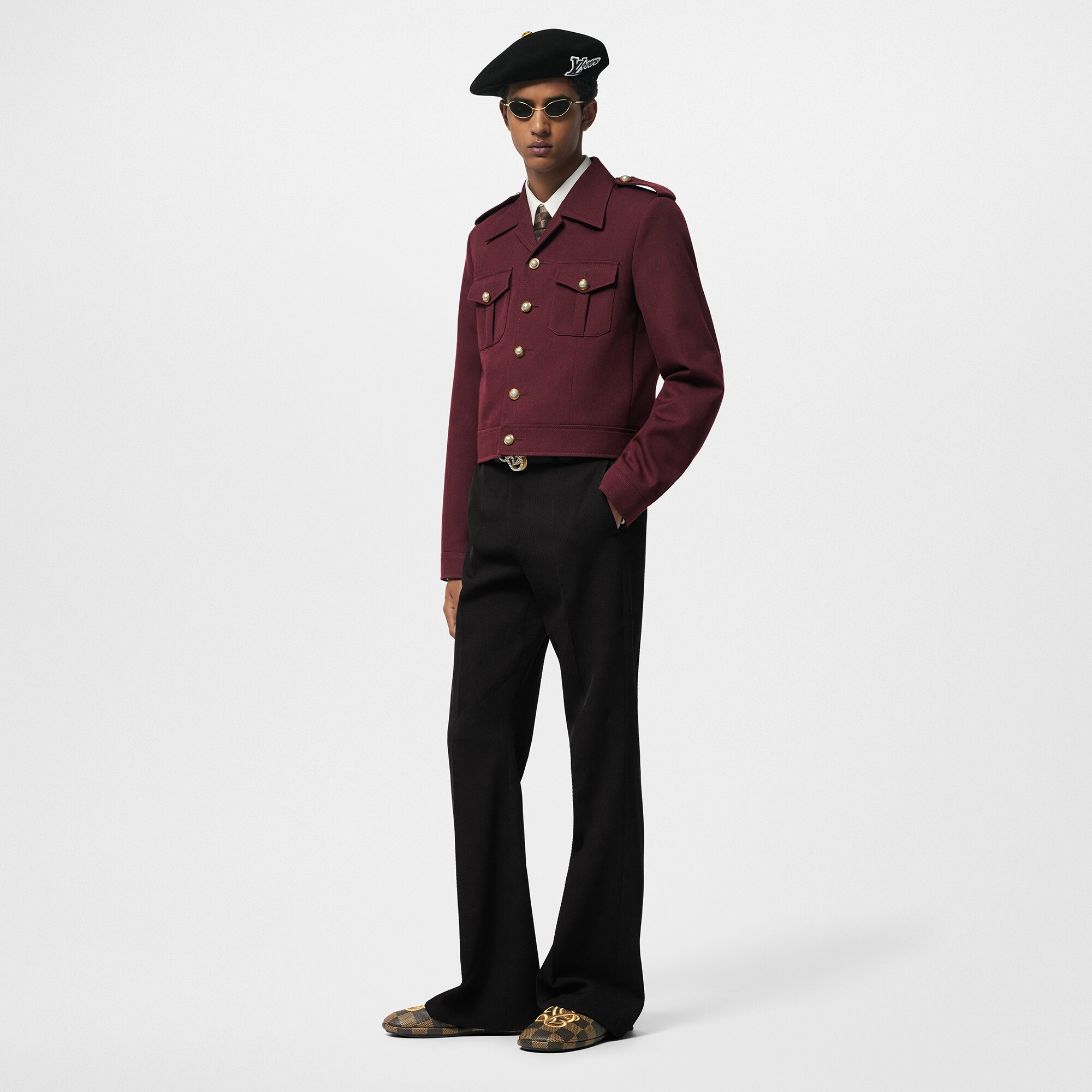 Pantalón clásico de lana acampanado  Hombre Prêt-à-Porter Pantalones | LOUIS VUITTON (Zoom de producto)