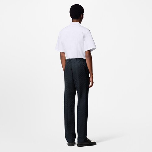 Pantalón clásico en mezcla de seda y algodón Hombre Prêt-à-Porter Pantalones | LOUIS VUITTON (Zoom de producto)