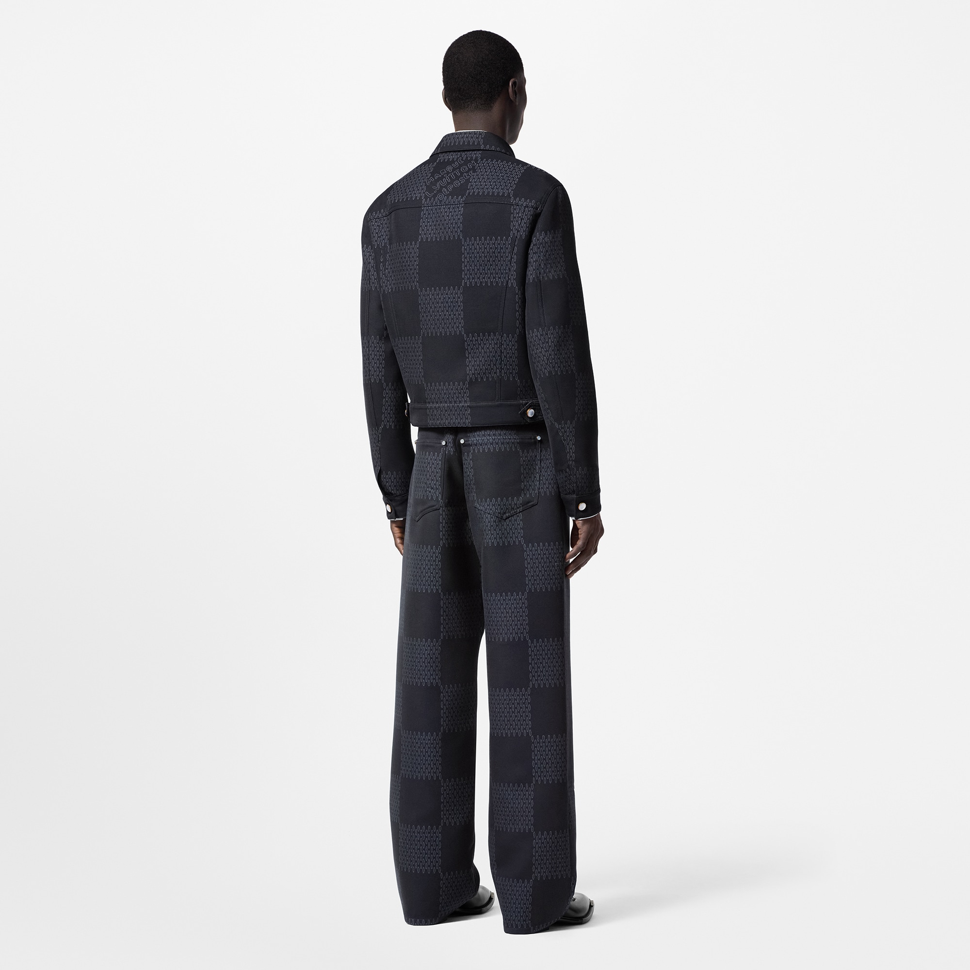 Pantalón Damier de lana  Hombre Prêt-à-Porter Pantalones | LOUIS VUITTON (Zoom de producto)