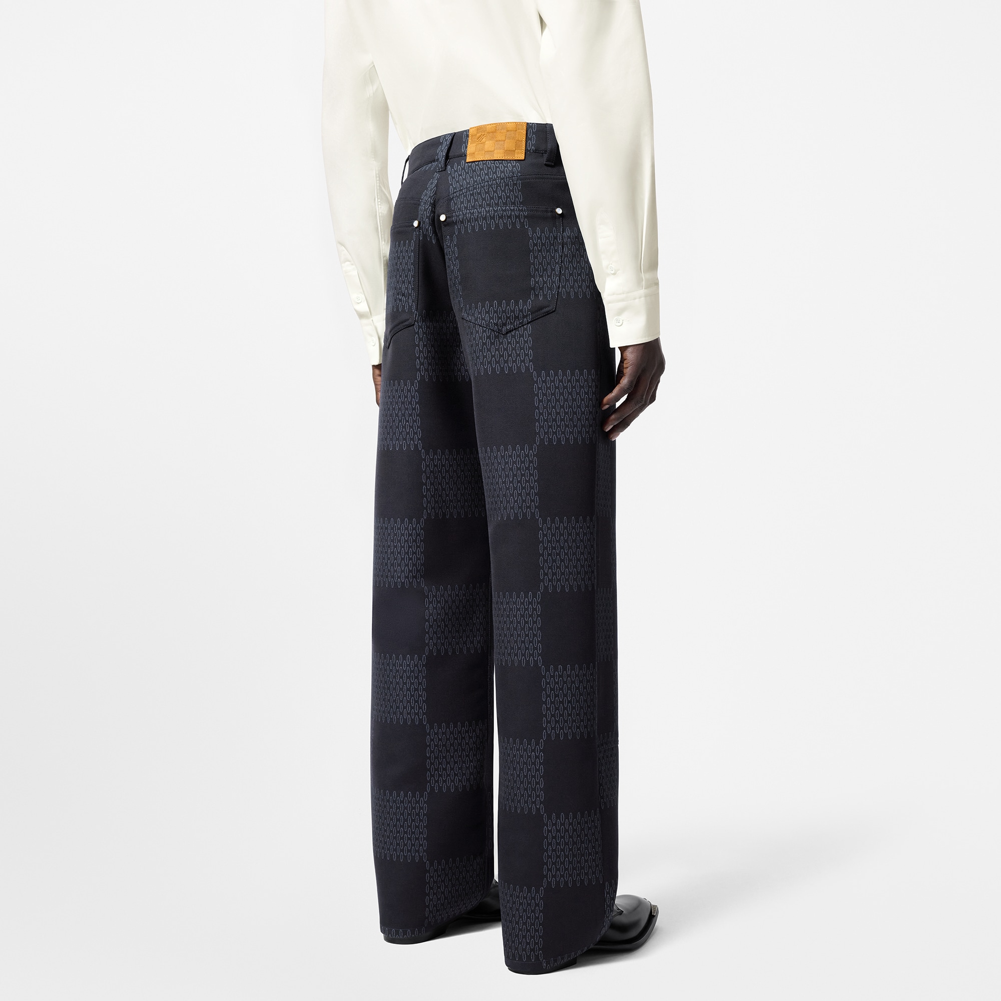 Pantalón Damier de lana  Hombre Prêt-à-Porter Pantalones | LOUIS VUITTON (Zoom de producto)