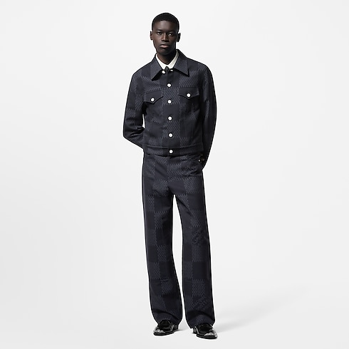 Pantalón Damier de lana Hombre Prêt-à-Porter Pantalones | LOUIS VUITTON (Zoom de producto)
