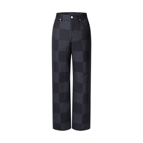 Pantalón Damier de lana Hombre Prêt-à-Porter Pantalones | LOUIS VUITTON (Zoom de producto)