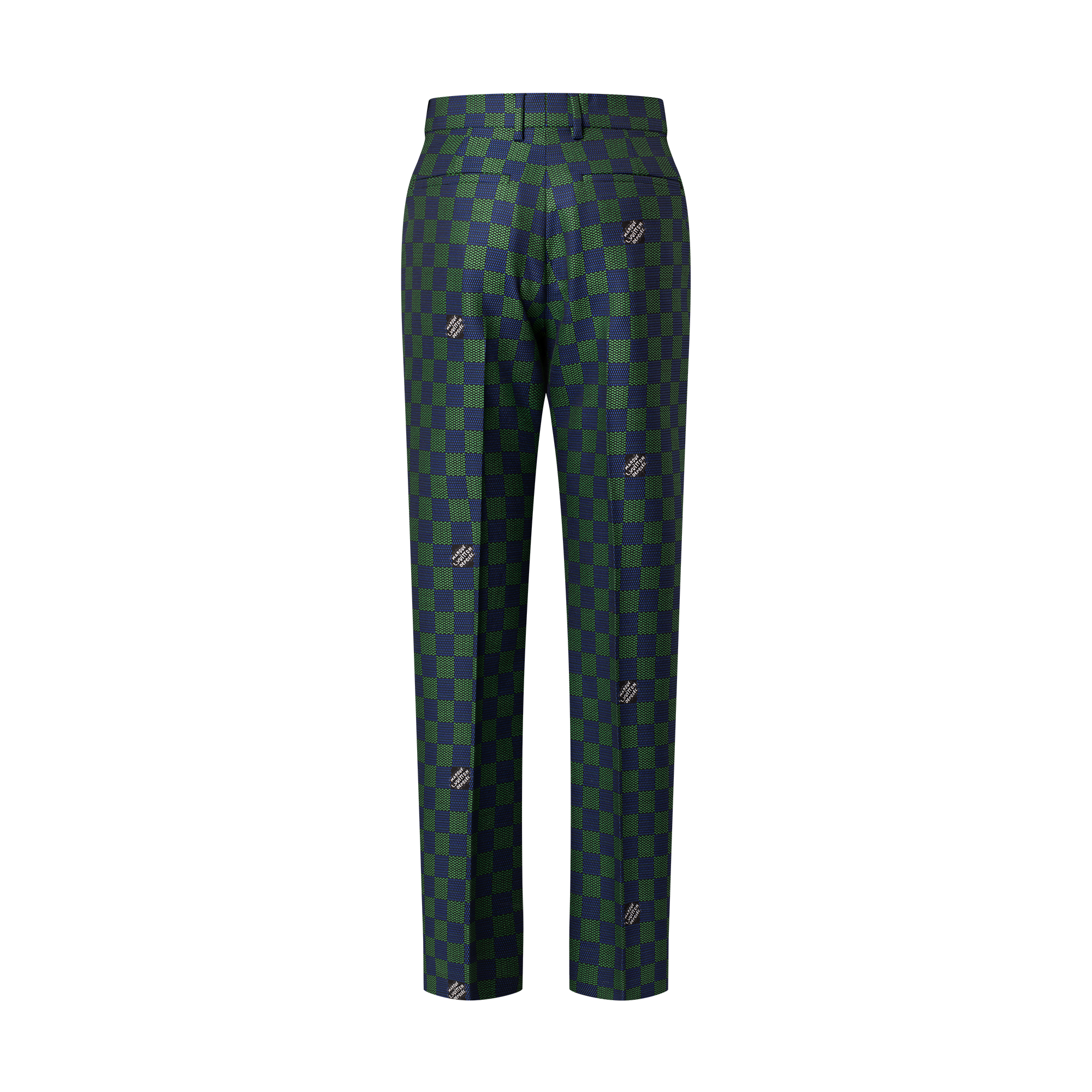Pantalón Damier de lana con corte cigarette  Hombre Prêt-à-Porter Pantalones | LOUIS VUITTON (Zoom de producto)