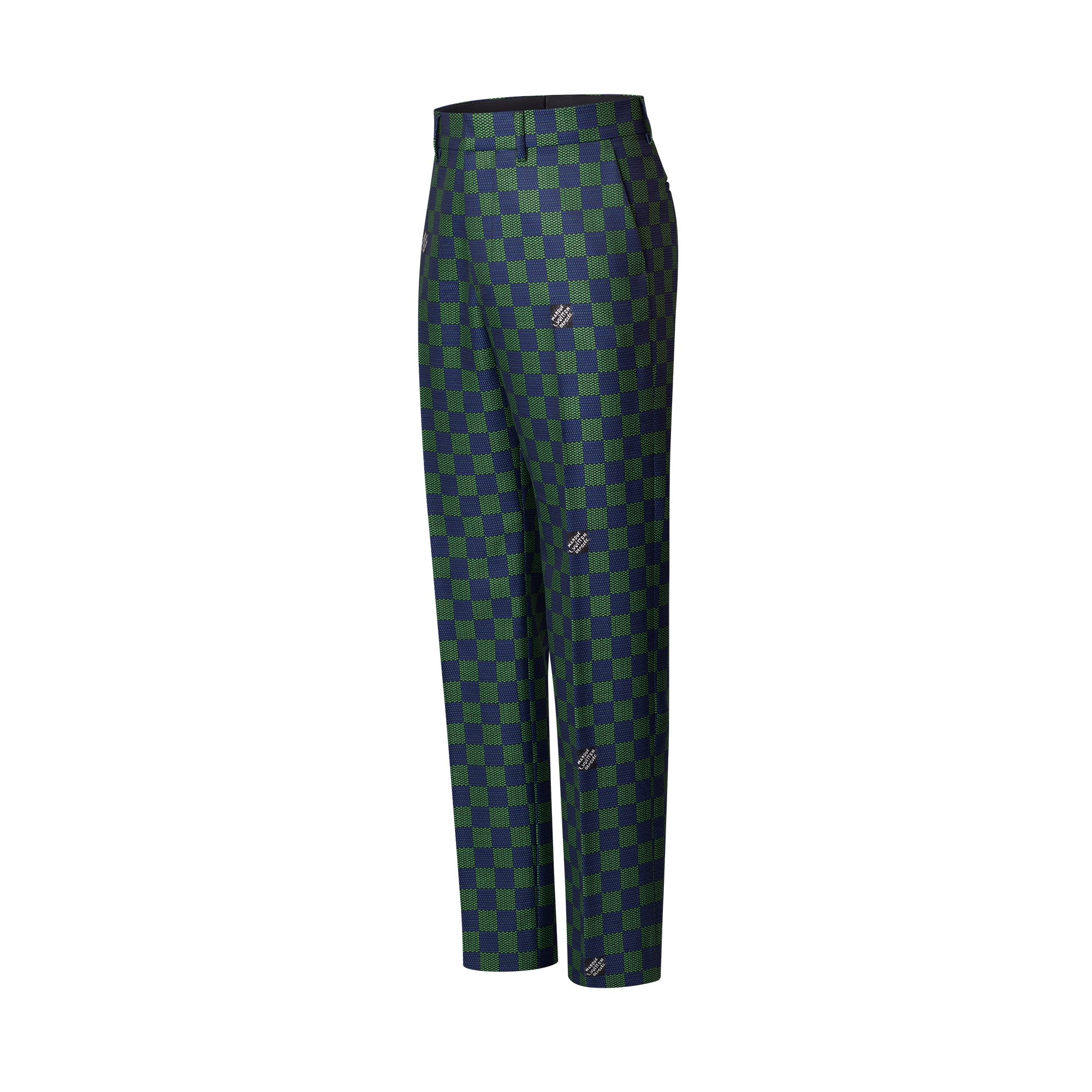 Pantalón Damier de lana con corte cigarette  Hombre Prêt-à-Porter Pantalones | LOUIS VUITTON (Zoom de producto)