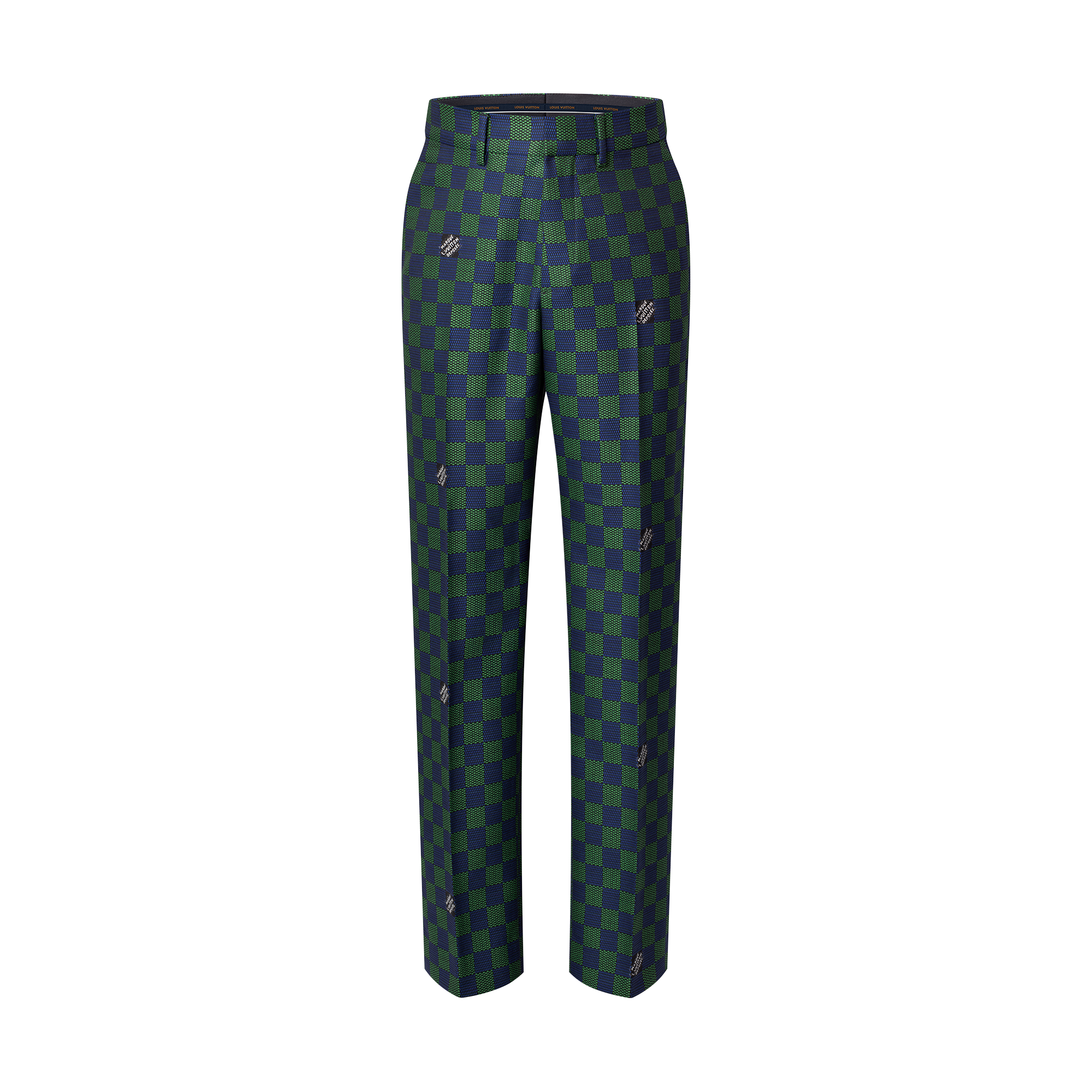 Pantalón Damier de lana con corte cigarette  Hombre Prêt-à-Porter Pantalones | LOUIS VUITTON (Zoom de producto)