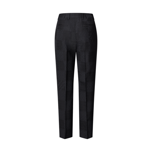 Pantalón Damier de lana y seda con corte cigarette Hombre Prêt-à-Porter Pantalones | LOUIS VUITTON (Zoom de producto)