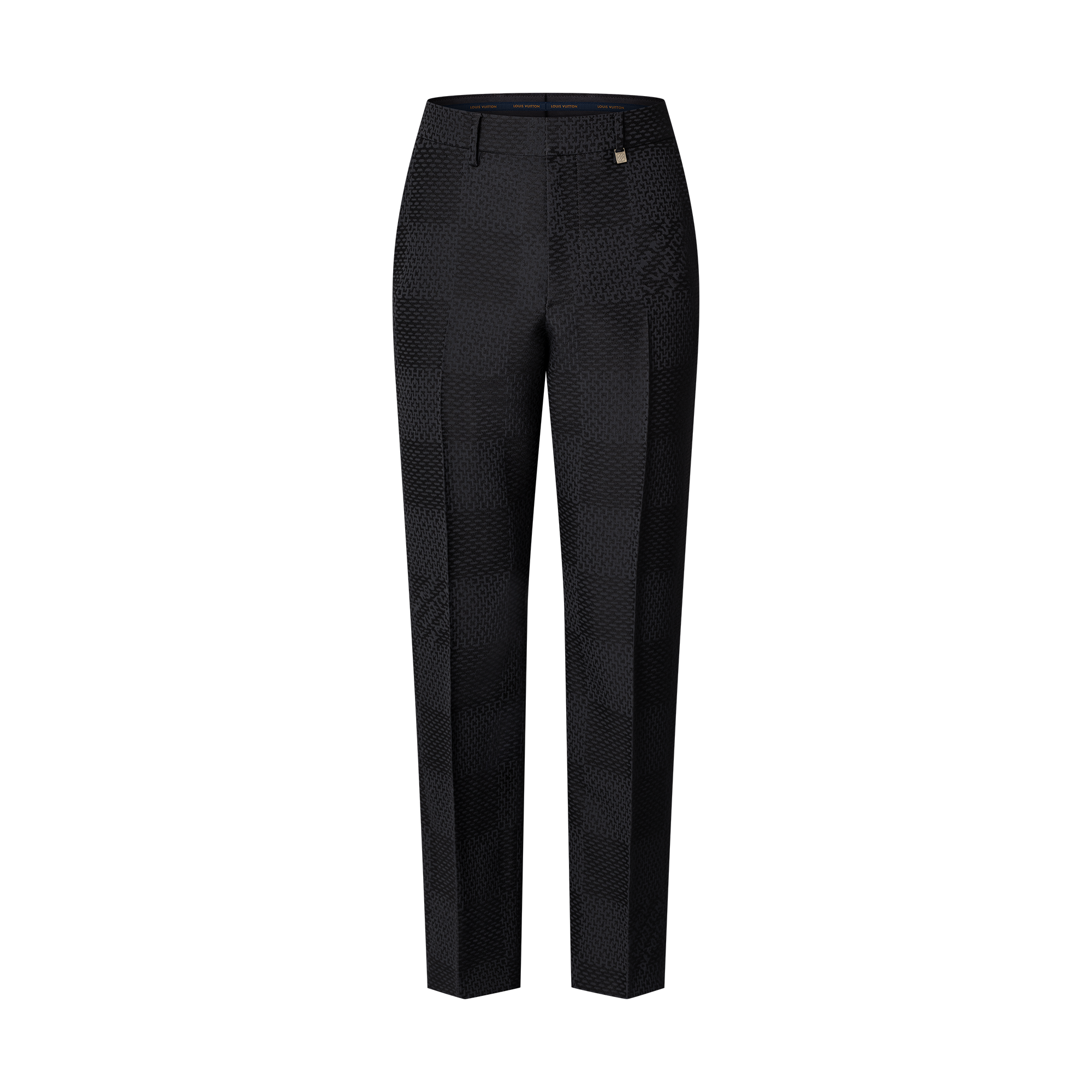 Pantalón Damier de lana y seda con corte cigarette  Hombre Prêt-à-Porter Pantalones | LOUIS VUITTON (Zoom de producto)