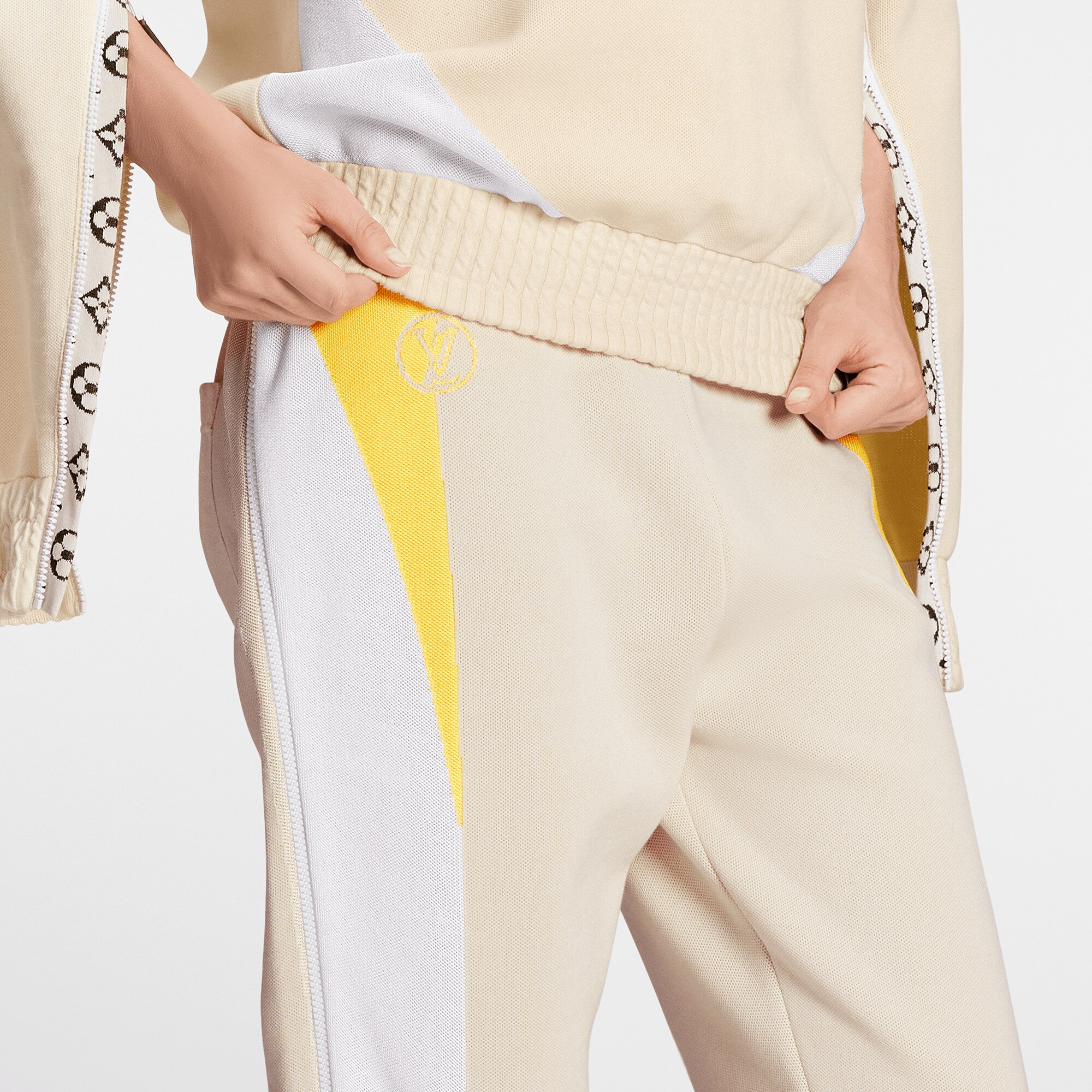 Pantalón de chándal con detalle amarillo  Hombre Discontinued Product Obs 7 | LOUIS VUITTON (Zoom de producto)