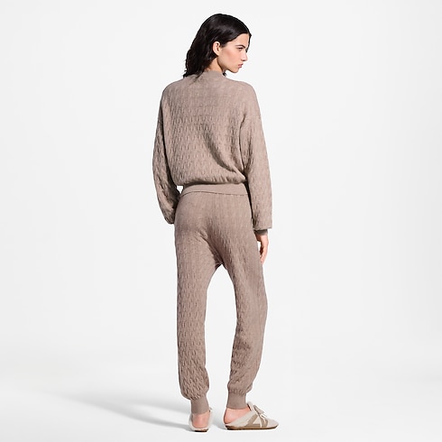Pantalón de chándal en punto de ochos Mujer Prêt-à-Porter Artículos de punto | LOUIS VUITTON (Zoom de producto)