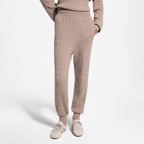 Pantalón de chándal en punto de ochos Mujer Prêt-à-Porter Artículos de punto | LOUIS VUITTON (Zoom de producto)