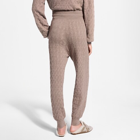 Pantalón de chándal en punto de ochos Mujer Prêt-à-Porter Artículos de punto | LOUIS VUITTON (Zoom de producto)