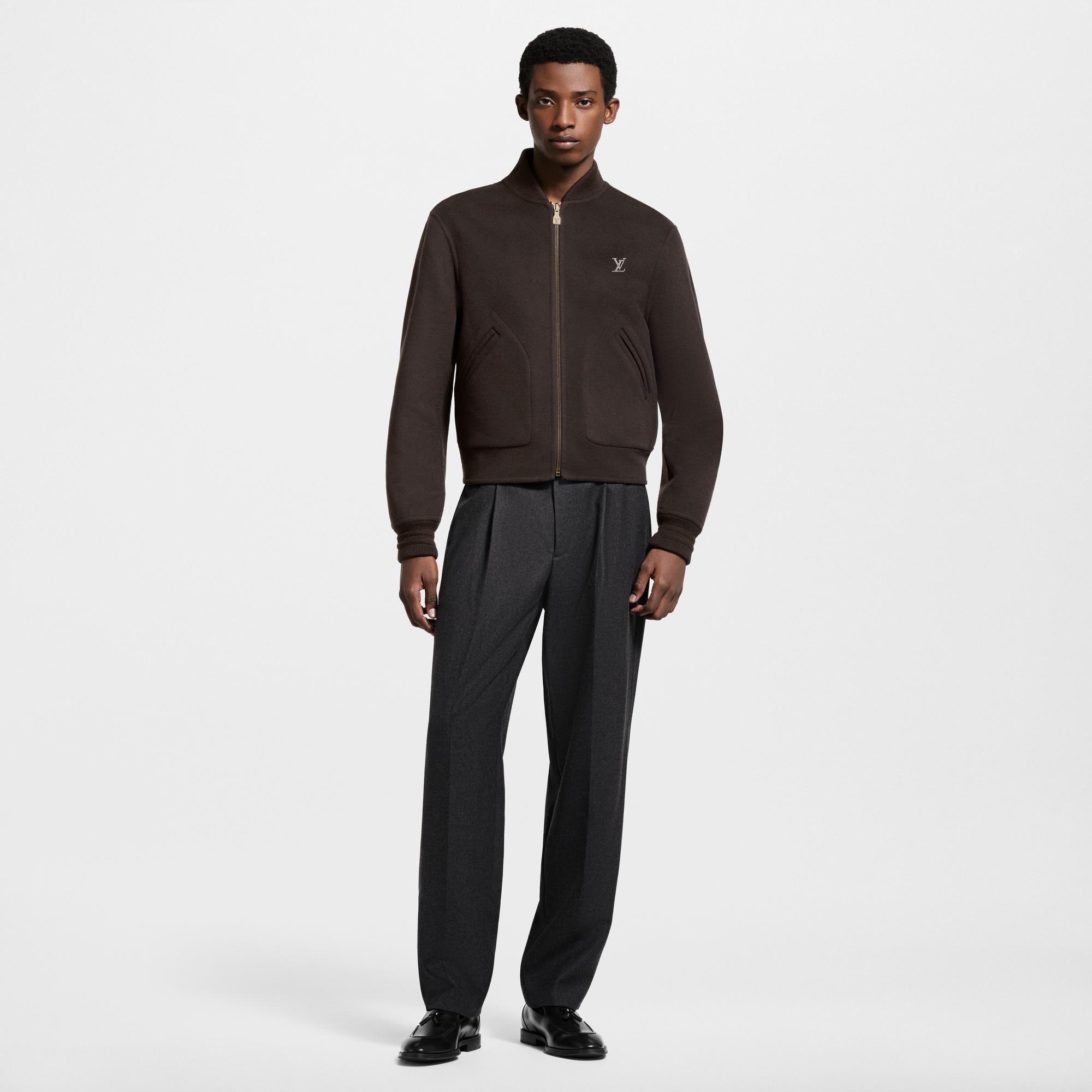 Pantalón de corte Gaston en mezcla de cachemir  Hombre Prêt-à-Porter Pantalones | LOUIS VUITTON (Zoom de producto)