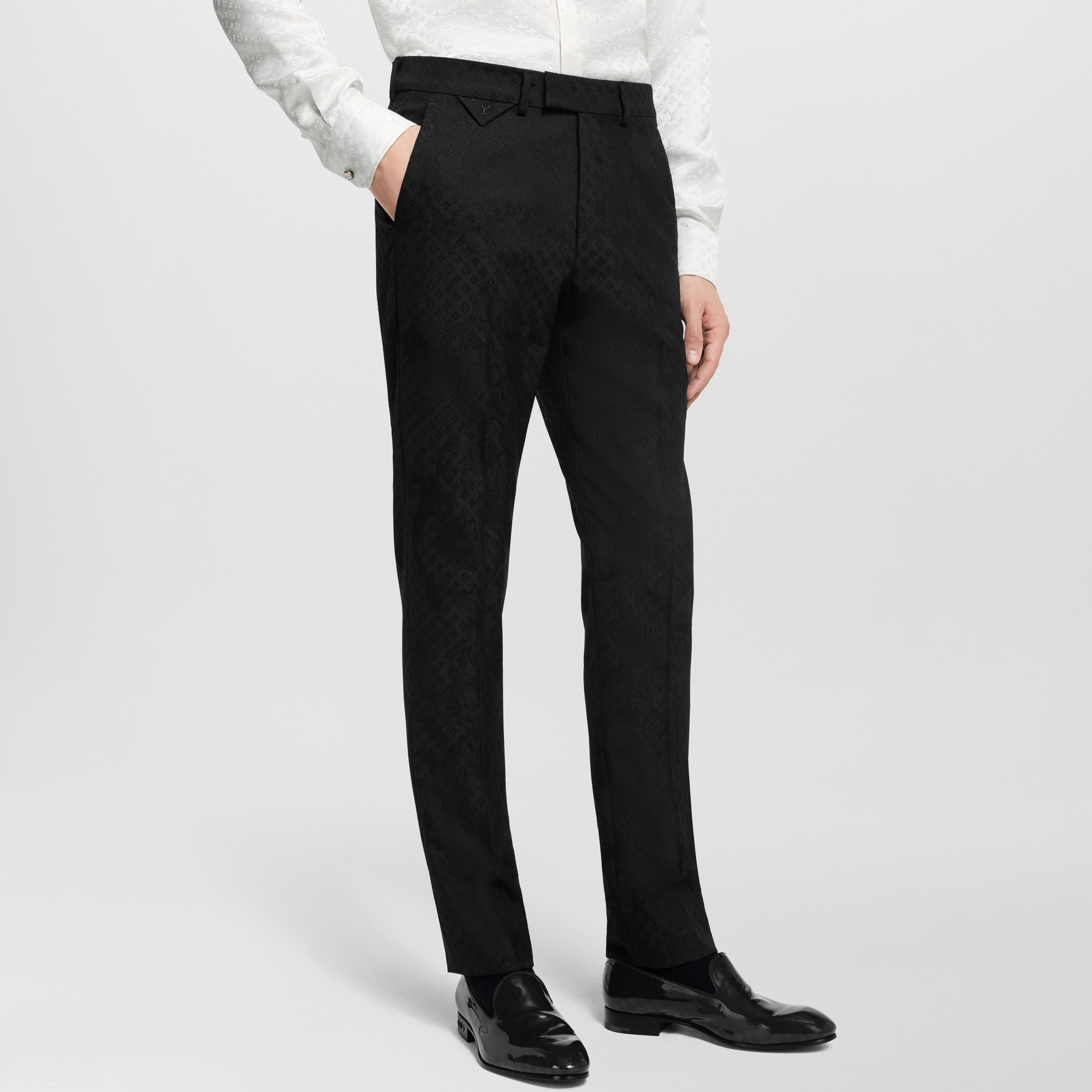 Pantalón de corte Pont Neuf Cigarette  Hombre Prêt-à-Porter Pantalones | LOUIS VUITTON (Zoom de producto)