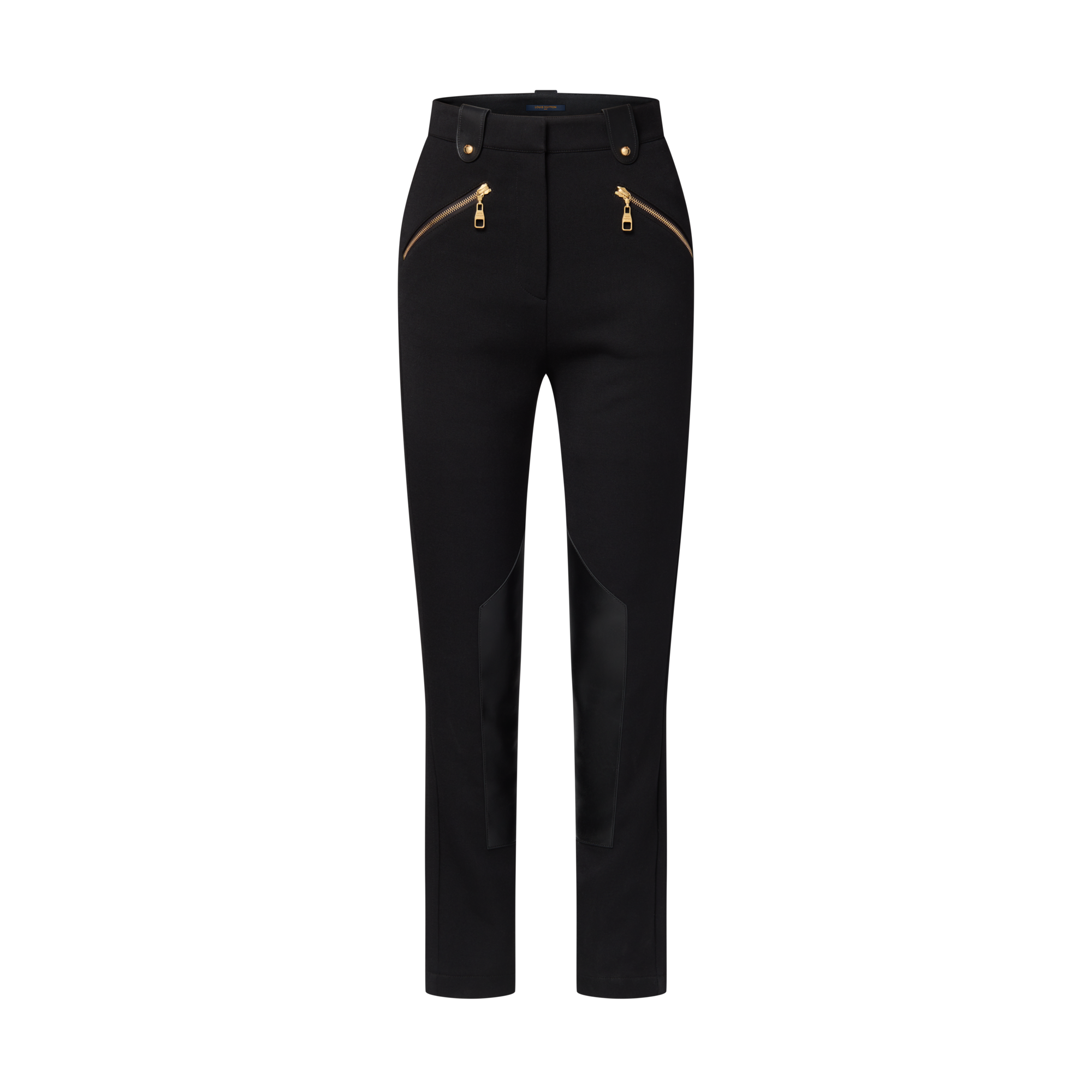 Pantalón de equitación con detalles en piel  Mujer Prêt-à-Porter Pantalones | LOUIS VUITTON (Zoom de producto)