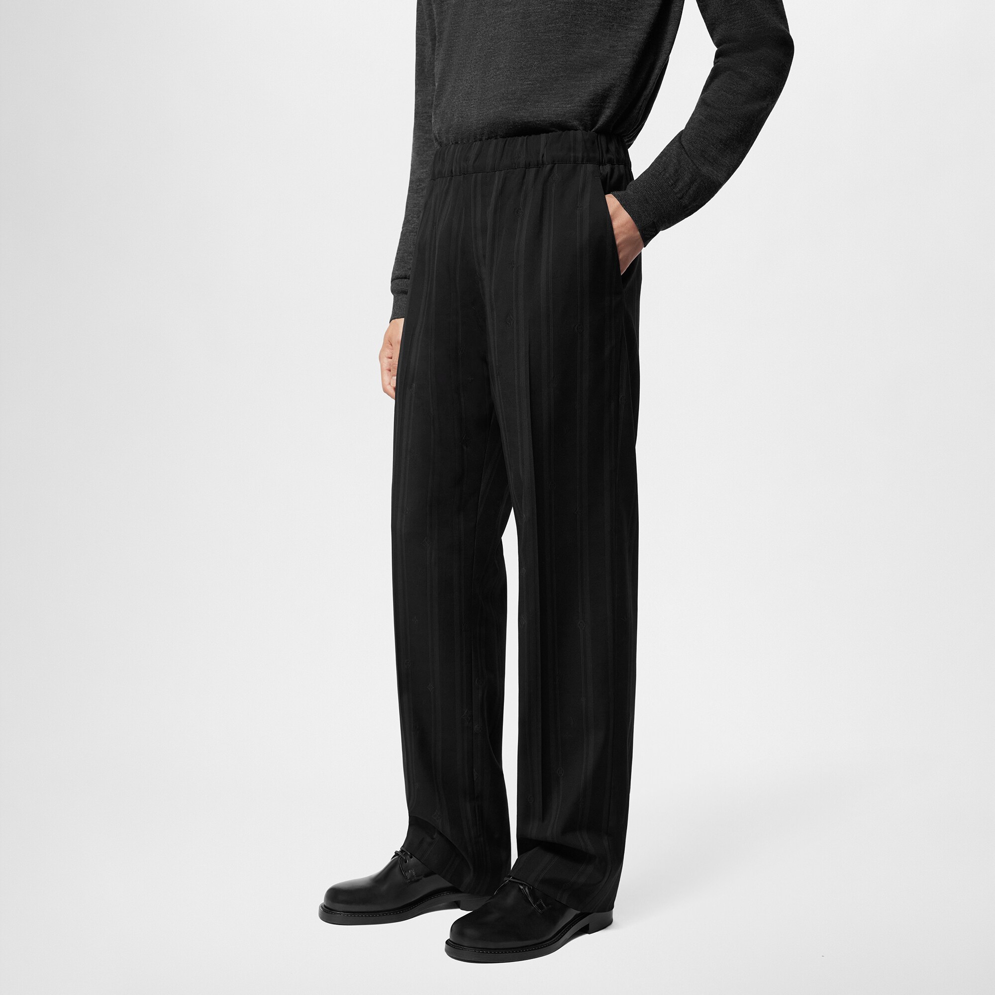 Pantalón de lana con cordón  Hombre Prêt-à-Porter Pantalones | LOUIS VUITTON (Zoom de producto)