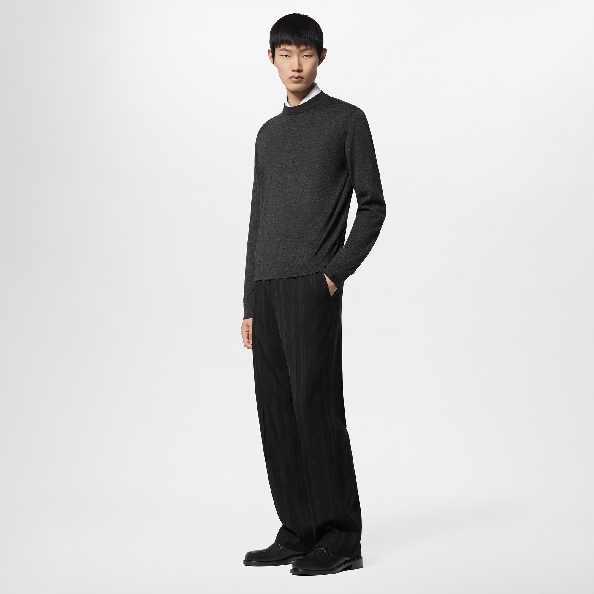 Pantalón de lana con cordón  Hombre Prêt-à-Porter Pantalones | LOUIS VUITTON (Zoom de producto)