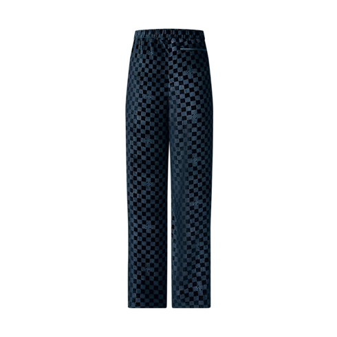 Pantalón de noche tipo pijama en terciopelo Hombre Prêt-à-Porter Pantalones | LOUIS VUITTON (Zoom de producto)