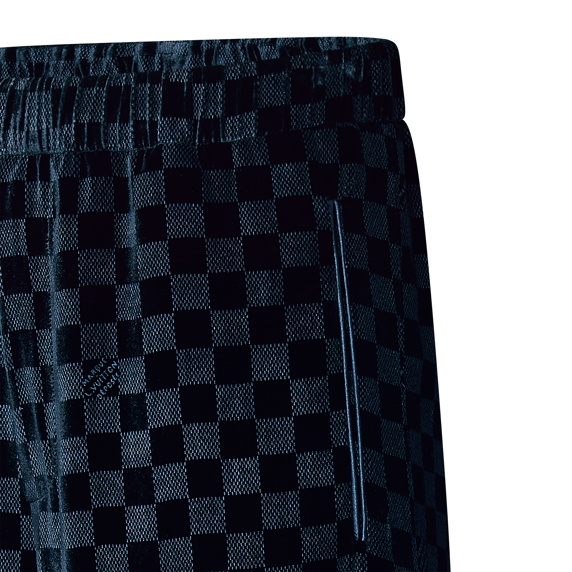 Pantalón de noche tipo pijama en terciopelo  Hombre Prêt-à-Porter Pantalones | LOUIS VUITTON (Zoom de producto)