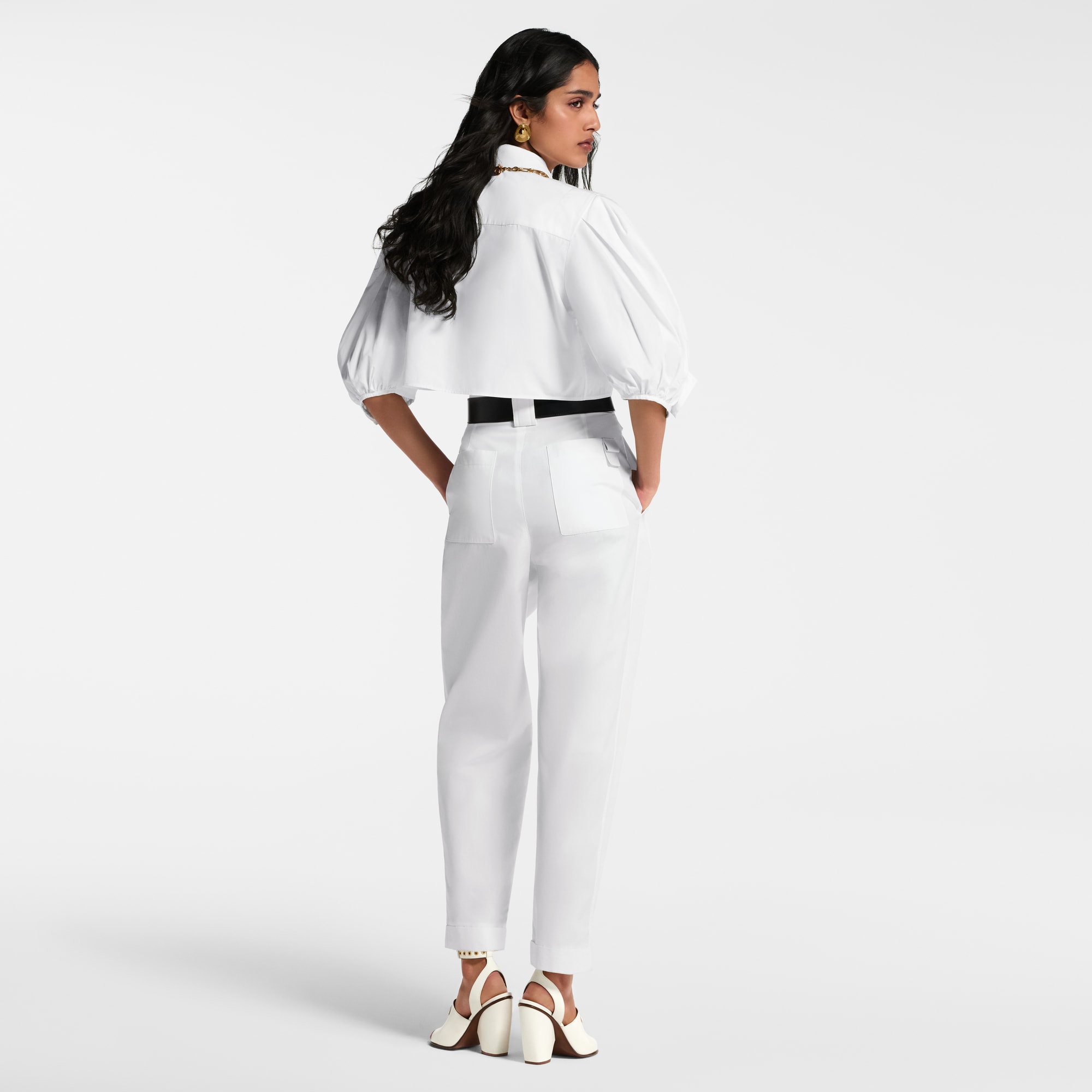 Pantalón de pernera ancha  Mujer Prêt-à-Porter Pantalones | LOUIS VUITTON (Zoom de producto)