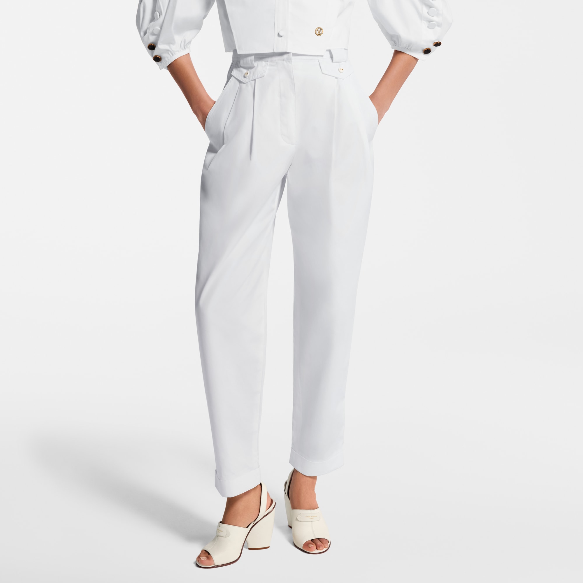 Pantalón de pernera ancha  Mujer Prêt-à-Porter Pantalones | LOUIS VUITTON (Zoom de producto)