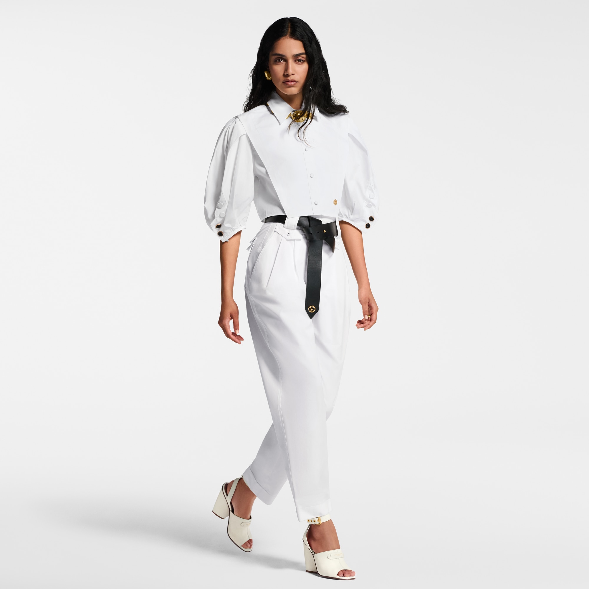 Pantalón de pernera ancha  Mujer Prêt-à-Porter Pantalones | LOUIS VUITTON (Zoom de producto)