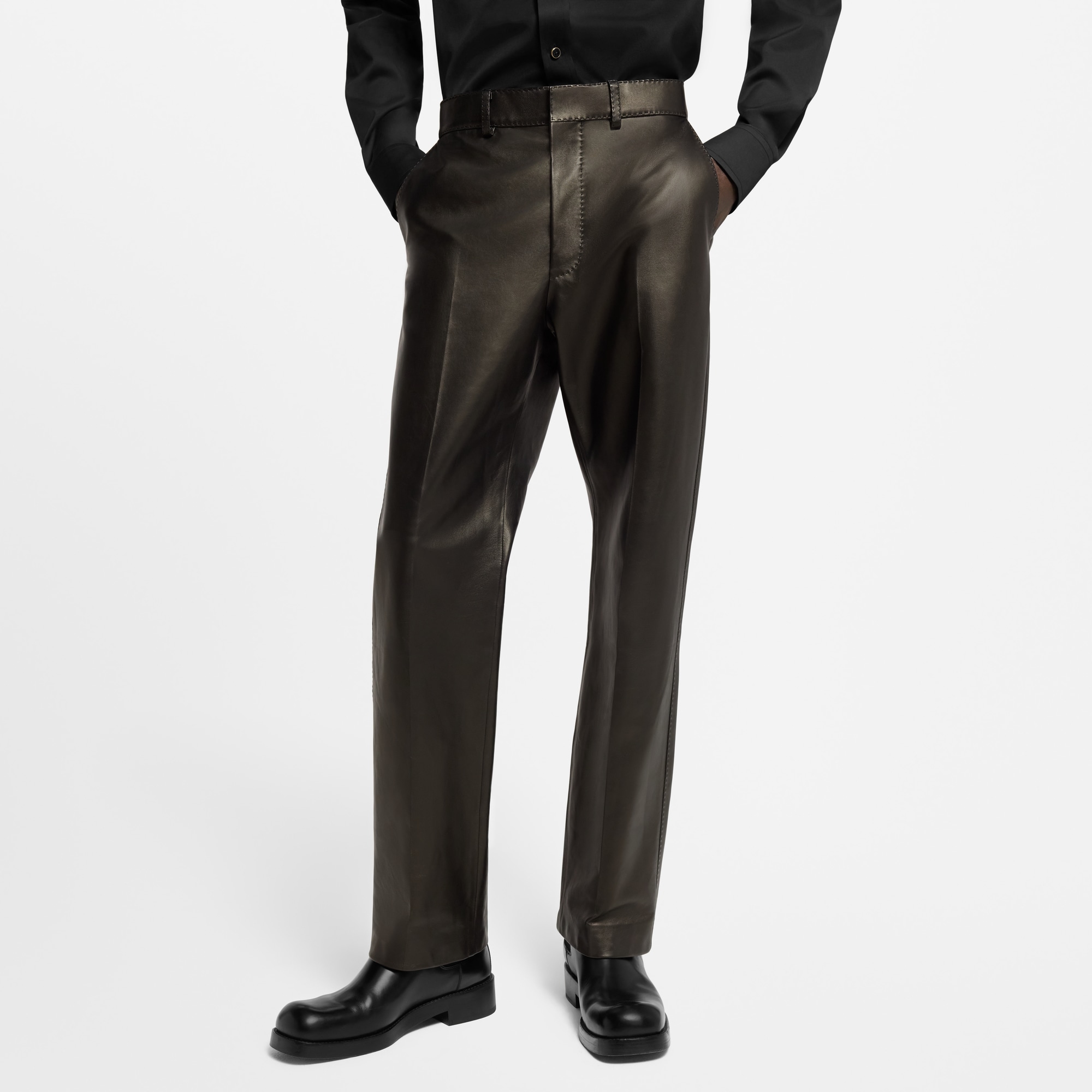 Pantalón de piel  Hombre Prêt-à-Porter Pantalones | LOUIS VUITTON (Zoom de producto)