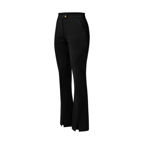 Pantalón de punto técnico con bajo abierto Mujer Prêt-à-Porter Pantalones | LOUIS VUITTON (Zoom de producto)