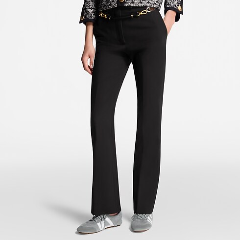 Pantalón de sastre con cinturón Mujer Prêt-à-Porter Pantalones | LOUIS VUITTON (Zoom de producto)