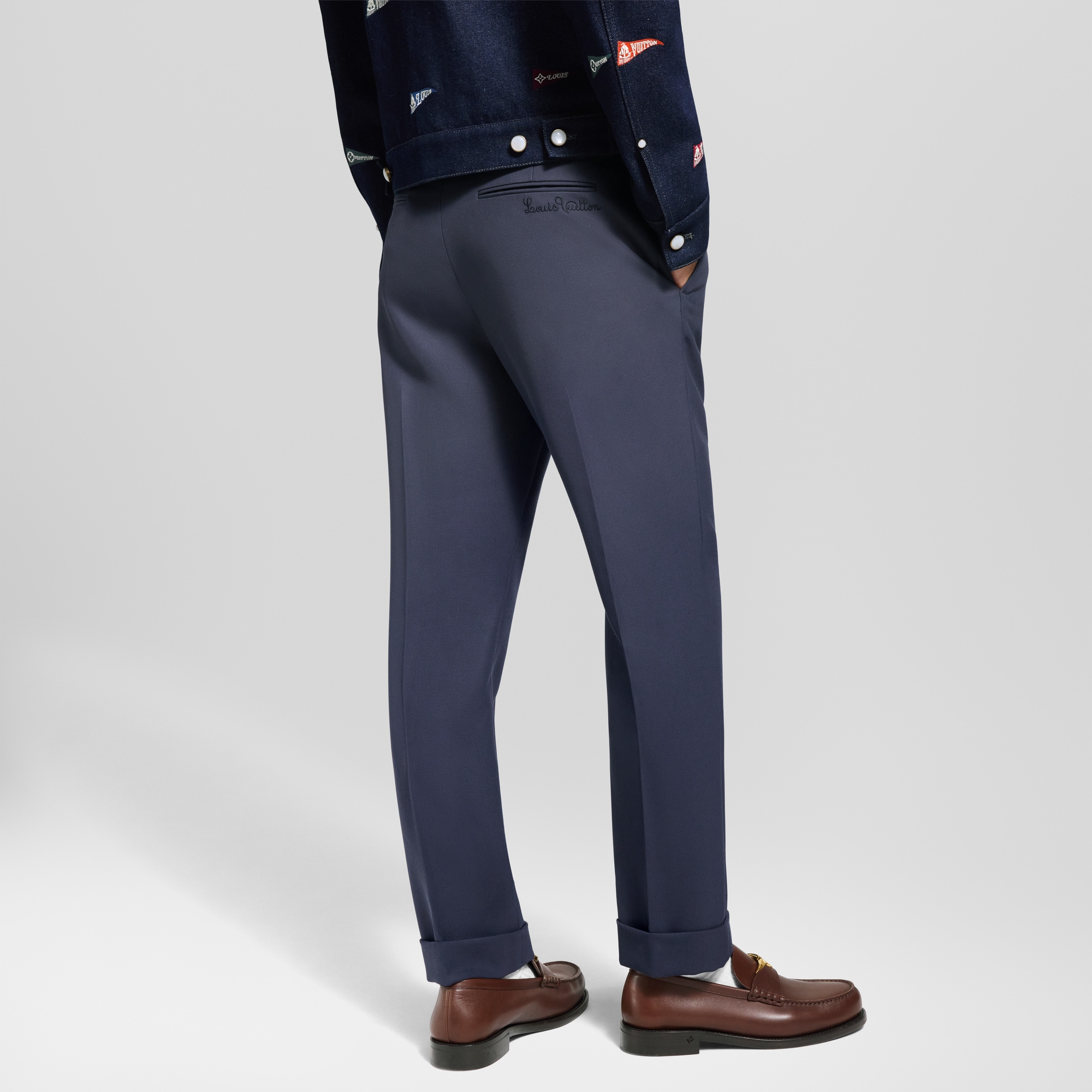 Pantalón de sastre con corte cigarette  Hombre Prêt-à-Porter Pantalones | LOUIS VUITTON (Zoom de producto)
