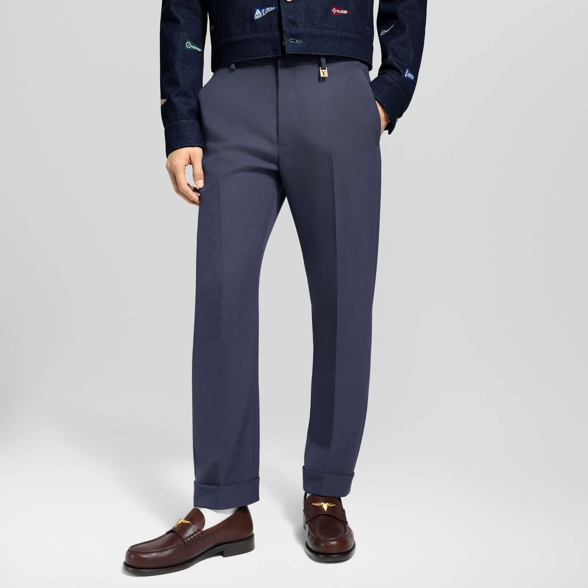 Pantalón de sastre con corte cigarette  Hombre Prêt-à-Porter Pantalones | LOUIS VUITTON (Zoom de producto)