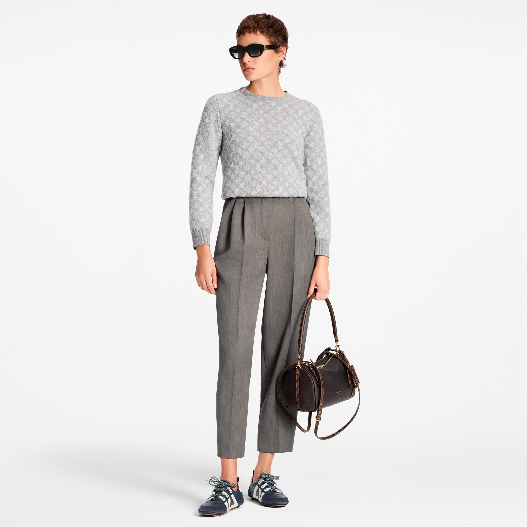 Pantalón de traje con corte cigarette  Mujer Prêt-à-Porter Pantalones | LOUIS VUITTON (Zoom de producto)